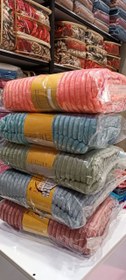 تصویر پتو چهارفصل کرکره ای یکنفره کاترین Katrin blanket