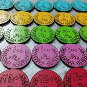 تصویر سکه چوبی مخصوص آموزش کودکان (پس کرایه) 