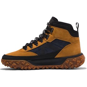 تصویر حرکت Greenstride 6 Mid Laceup Trekking Bot Brown تیمبرلند Timberland 