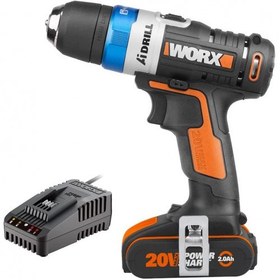 تصویر دریل شارژی ورکس 800 دور در دقیقه Worx WX178.9 Worx WX178.9 Rechargable Drill 800rpm