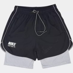 تصویر شلوارک ورزشی نایکی مدل آیرو کشاله دار 