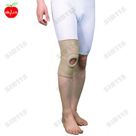 تصویر زانوبند نئوپرنی پددار آدور ا Ador Cream padded neoprene knee brace Ador Cream padded neoprene knee brace