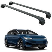 تصویر جعبه بار سقفی VOLKSWAGEN ID.7 TOURER 2025 2026 ROOF RACK CARRIER SPACER POST ROD PAW PRO 2 BLACK auto paw 