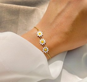 تصویر دستبند گل بابونه 