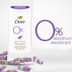 تصویر استیک دئودورانت ضد تعریق خانمها بدون آلومینیوم داو لوندر و وانیل DOVE Anti Perspirant Lavender & Vanilla Scent Aluminum Free 