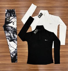 تصویر ست ورزشی لگ و بلوز ورزشی نایکی کد 3662 