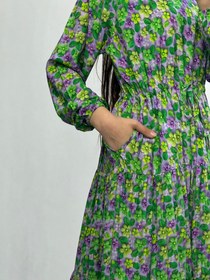 تصویر پیراهن نخ سه چین دلارا 