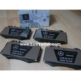 تصویر لنت ترمز جلو AMG/Sport مرسدس بنز E240 سال های 2003 تا 2012 (اورجینال) - A0064203220 