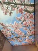 تصویر تایل آسمان مجازی طرح شکوفه 