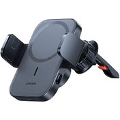 تصویر پایه نگهدارنده و شارژر مگنتی گوشی موبایل JOYROOM مدل JR-ZS295 Air Vent 