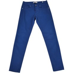 تصویر شلوار کتان مردانه آبی پول اند بیر (PULL & BEAR) 