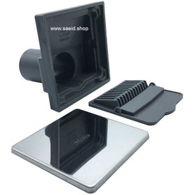 تصویر کفشور میراب ۱۱*۱۱ درب استیل طلایی 