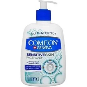 تصویر ژل شستشو صورت کامان مدل Sensitive Kaman Sensitive face wash gel, volume 500 ml