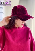 تصویر کلاه بیسبالی مخمل کدH08 