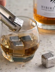 تصویر قالب یخ استیل 4عددی 