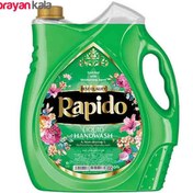 تصویر مایع دستشویی صدفی سبز راپیدو (Rapido) وزن 3750 گرم 