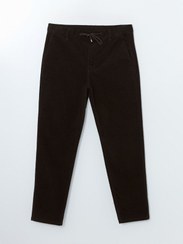 تصویر Standart Kalıp Kadife Erkek Pantolon 