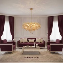 تصویر لوستر آویز درختی (کد: 6105) 