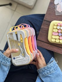 تصویر ست پرگار و گونیا رنگی 