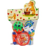 تصویر ست جغجغه نوزادی پارس کوچک ۸ تکه 