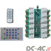 تصویر ریموت کنترل 12 کانال 30 امپر با کیپد بیسیم 