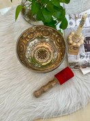 تصویر کاسه تبتی دستساز سایز 20 singing bowl