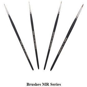 تصویر قلم مو سرگرد گریماس (MR) ROUND BRUSHES RED SABLE-HAIR (MR)