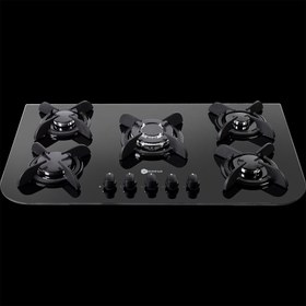 تصویر اجاق گاز شیشه ای ۵ شعله درسا مدل ثمین DG2108-5M Dorsa Glass Hob Model Samin