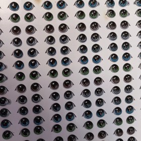 تصویر چشم رزینی کد 18 ،7میل، بسته 20 جفتی 