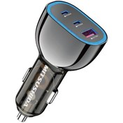 تصویر شارژر فندکی فست شارژ Mitsushida KC-B1 توان 68 وات | PD 25W + QC3.0 