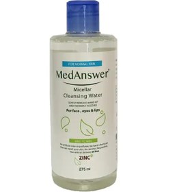 تصویر میسلار واتر چشم و صورت مدانسر Medanswer مناسب پوست نرمال 275ml 