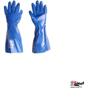 تصویر دستکش ضد حلال پوشا (بلند-آبی) Anti-acid-gloves-pusha-high