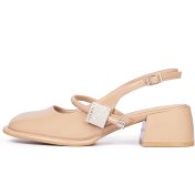 تصویر کفش لوفر زنانه وارداتی پشت باز نود کد MD158 