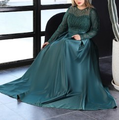 تصویر لباس زنانه مجلسی و شب ماکسی مدل آذین Dress and long night