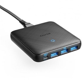 تصویر هاب شارژر 4 پورت انکر Anker PowerPort Atom III Slim A2045 توان 65 وات 