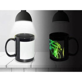 تصویر ماگ شب نما با چاپ طرح دلخواه ا Luminous Mug With Custom Design Print Luminous Mug With Custom Design Print