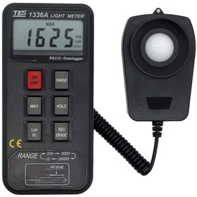 تصویر نور سنج دیتالاگر تی ای اس مدل TES TES-1336A Datalogging Light Meter (USB) TES-1336A