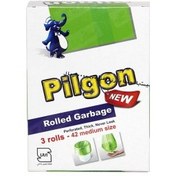 تصویر کیسه زباله پیلگون مدل P42 بسته ۴۲ عددی سایز متوسط 