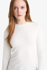 تصویر بلوز زنانه بژ دفکتو 