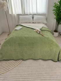 تصویر پتو گوسفندی ۲ نفره طرح جدید 