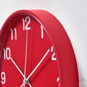 تصویر ساعت دیواری ایکیا مدل PLUTTIS قرمز ا Wall clock Wall clock
