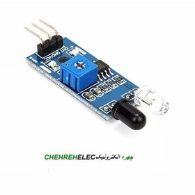 تصویر ماژول فرستنده و گیرنده مادون قرمز (IR-(FC-51 