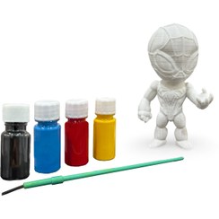 تصویر عروسک رنگ‌آمیزی رنگارت مدل اسپایدرمن 