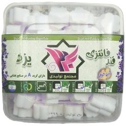 تصویر قند فانتزی کریستالی جعبه پلاستیکی 380 گرمی 380 gram plastic box fancy crystal sugar