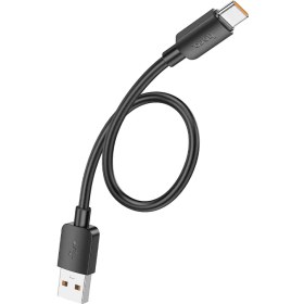 تصویر کابل شارژ 100 وات هوکو مدل X96 با سری تایپ سی به طول 25 سانتی متر X96 USB to Type-C Hyper 100W charging data cable Type-C(L=0.25M)