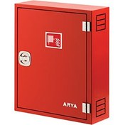 تصویر جعبه آتش نشانی تک کابین آریا کوپلینگ – ابعاد ۷۵*۶۵ عمق ۱۷ روکار 