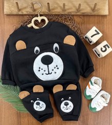 تصویر ست تو کرکی ۰۱۸ - مشکی / سایز۵۰ 