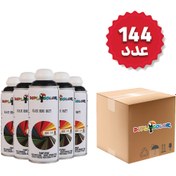 تصویر اسپری رنگ صنعتی مشكی نیمه مات دوپلی کالر مدل Ral حجم 400 میلی لیتر مجموعه 144 عددی 