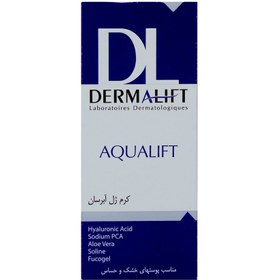 تصویر کرم ژل آبرسان مدل Aqualift مناسب پوست خشک و حساس حجم 50 میلی لیتر درمالیفت Dermalift Aqualift Hydrating Gel For Dry And Senstive Skin 50 ml