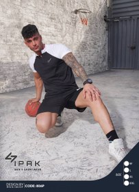 تصویر ست تیشرت شلوارک ورزشی مردانه NIKE کد 0011 NIKE mens sports shorts t shirt set code 0011